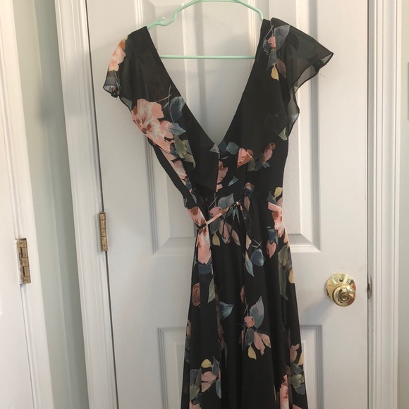 Jenny Yoo Ruffle wrap dress - Picture 6 of 8